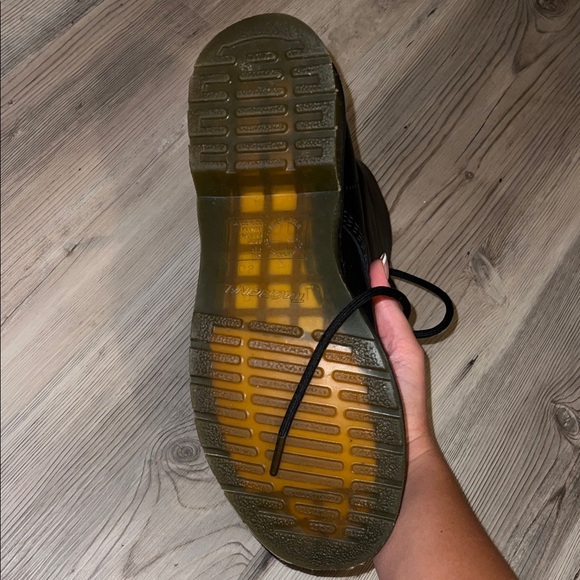 Dr. Martens Black Boots with Gold AirWair Tag - Picture 7 of 7